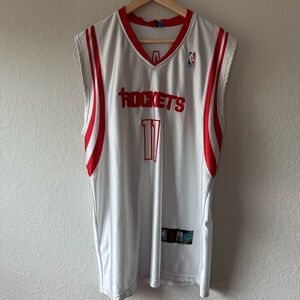 NBA Houston Rockets White Red #11 Yao Ming Jersey